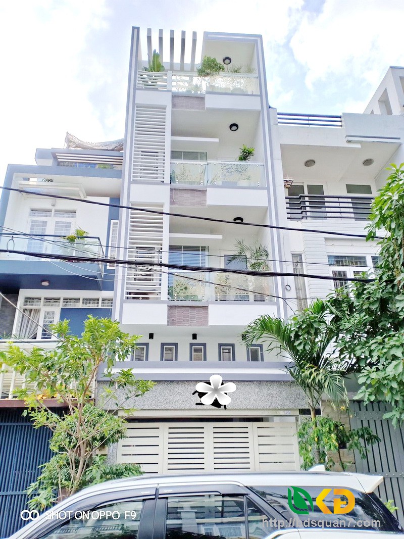 Bán nhà 3.5 lầu mới đẹp đường nhựa 12m Tân Thuận Nam quận 7.